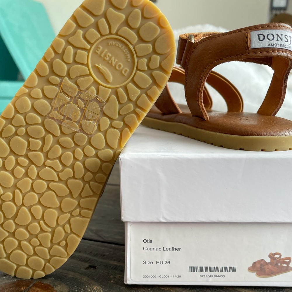 π’SOLDπ’ Donsje OTIS SANDAL - COGNAC LEATHER - Picture 4 of 5